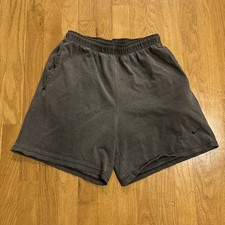 Vintage lata 90. Nike Bawełniane spodenki dresowe Damskie Medium 8-10 Gym Tonal Swoosh USA na sprzedaż  Wysyłka do Poland