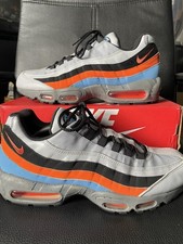 Nike Air Max 95 PRM Wolf cinza segurança laranja masculino Reino Unido 11 tênis raros 538416-015 comprar usado  Enviando para Brazil