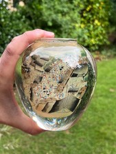 Vaso de vidro antigo chinês vidro pintado ao contrário Qing/República período fino comprar usado  Enviando para Brazil