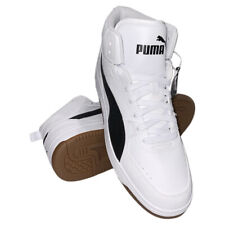 NUEVO CON ETIQUETAS PUMA PRECIO DE VENTA SUGERIDO POR EL FABRICANTE $64.99 REBOTE JOY ZAPATOS DE BALONCESTO BLANCOS PARA HOMBRE ZAPATILLAS TALLA 12, usado segunda mano  Embacar hacia Argentina