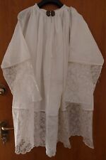 Antico rocchetto sacerdotale usato  Italia