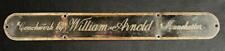 William arnold motor for sale  UK