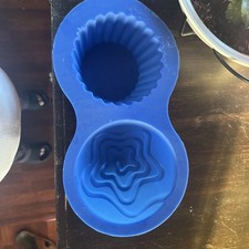 Molde de bolo de silicone - Formato de cupcake grande  comprar usado  Enviando para Brazil
