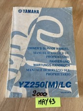 Yamaha yz250lc 2000 d'occasion  Decize