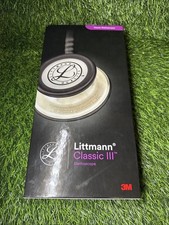 Usado, Estetoscópio 3M Littmann Classic III 27" edição preta 5803 novo na caixa comprar usado  Enviando para Brazil