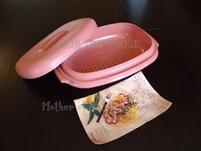 Novo EUA Vintage Tupperware 1273-5 Microondas Oval 6 Xícaras Vaporizador Servir e Armazenar NOS comprar usado  Enviando para Brazil