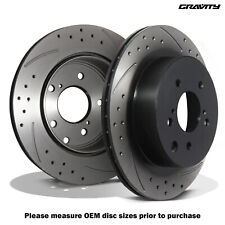 Rear drilled grooved for sale  MANCHESTER