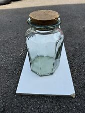 Hexagonal glass storage for sale  OXTED