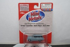 CMW MINI METALS HO 1/87 '53 FORD CUSTOMLINE STATION WAGON GLACIER AZUL! comprar usado  Enviando para Brazil