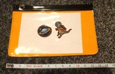 Bolsa de armazenamento Coach Rexy Space plástico com zíper estojo transparente pequena comprar usado  Enviando para Brazil