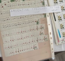 Timbres argentine feuillet d'occasion  Carry-le-Rouet