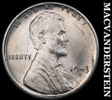 1943 lincoln wheat for sale  Cibolo