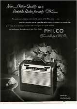 1947 PHILCO 300 Rádio Portátil Raquete de Badminton Peteca Impressão Vintage Anúncio comprar usado  Enviando para Brazil