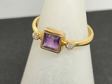 Amethyst diamond ring for sale  OKEHAMPTON