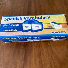 Spanish vocabulary flash for sale  Everett