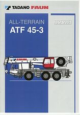 Usado, Tadano Faun ATF 45-3 Prospekt 2002 D GB F E Autokran brochure mobile crane comprar usado  Enviando para Brazil