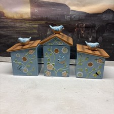 Bird house canisters for sale  Appleton