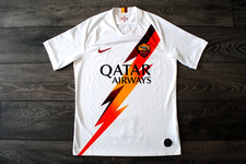 Camisa de futebol Nike AS ROMA 2019/2020 AWAY MASCULINA MÉDIA ORIGINAL BRANCA comprar usado  Enviando para Brazil