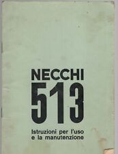 Necchi 513 istruzione usato  Italia