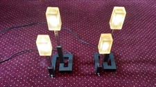 2x Lampa stołowa Ikea Korsby, czarna/srebrna na sprzedaż  Wysyłka do Poland