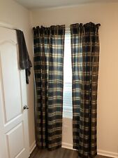 6 brown gold curtains for sale  Inman