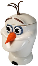 Caneca de plástico Disney Frozen on Ice Olaf com tampa e alça de dobradiça comprar usado  Enviando para Brazil