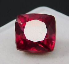 Piedra preciosa suelta con forma de cojín de rubí rojo Birmania natural de 10,50 quilates certificado impecable segunda mano  Embacar hacia Mexico