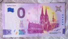 Banknot 0 euro katedra kolońska 2024-9 nr 777 na sprzedaż  Wysyłka do Poland
