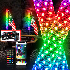 Par de 2 pés espiral grossa gordura perseguindo luz de chicote RGB + fio para Can-Am Maverick X3 Max, usado comprar usado  Enviando para Brazil