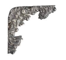 Usado, Vintage Repoussed Sterling Floral book Corner Page Marker comprar usado  Enviando para Brazil