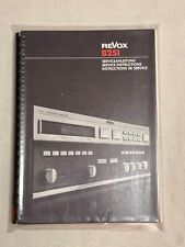 Revox b251 serviceanleitung gebraucht kaufen  München