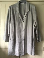 Leinenjacke edel grau gebraucht kaufen  Marktleugast