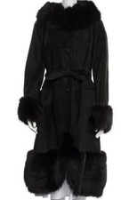 Black suede coat for sale  Brooklyn