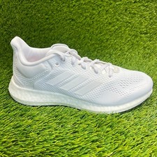 Usado, Tênis Adidas PureBoost 21 masculino tamanho 7.5 branco atlético corrida caminhada comprar usado  Enviando para Brazil