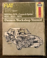 Haynes fiat 124 for sale  Bossier City