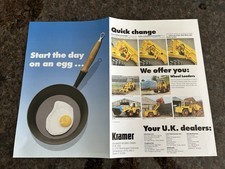 Kramer loader leaflet for sale  DAVENTRY