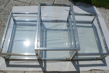 Sofatisch chrom glasplatten gebraucht kaufen  Ismaning