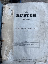 Austin seven workshop for sale  WANTAGE