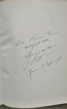Chirico autografo libro usato Chirico autografo libro usato  Viterbo