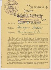 Reichskleiderkarte 1941 gemein gebraucht kaufen  Weil am Rhein