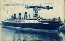 Cpa liner paris d'occasion  Expédié en Belgium