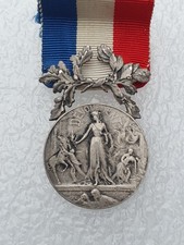 Médaille argent courage d'occasion  Menton
