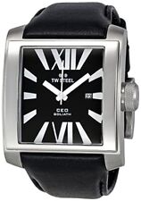 Relógio masculino TW Steel CEO Golias mostrador preto pulseira de couro - CE3005 ($495 MSRP) comprar usado  Enviando para Brazil