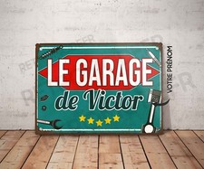 Plaque métal vintage d'occasion  Mer