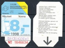 Finnland fahrkarte ticket gebraucht kaufen  Deutschland