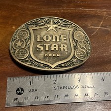 lone star beer buckle for sale  San Antonio