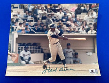 Hank aaron signed for sale  San Francisco