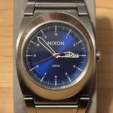 Usado, Relógio de surf analógico masculino Nixon The Don "You Know" mostrador azul metal corrida comprar usado  Enviando para Brazil