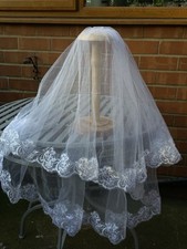 White lace net for sale  GOOLE