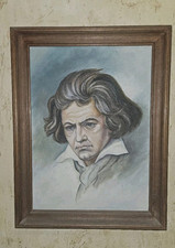 Retrato de Ludwig van Beethoven, pintura a óleo comprar usado  Enviando para Brazil